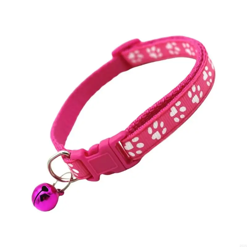 R66a Fashion Cats воротниц с колокольчиками и регулируемым ремнем для безопасности домашних животных Прекрасный принт для собак