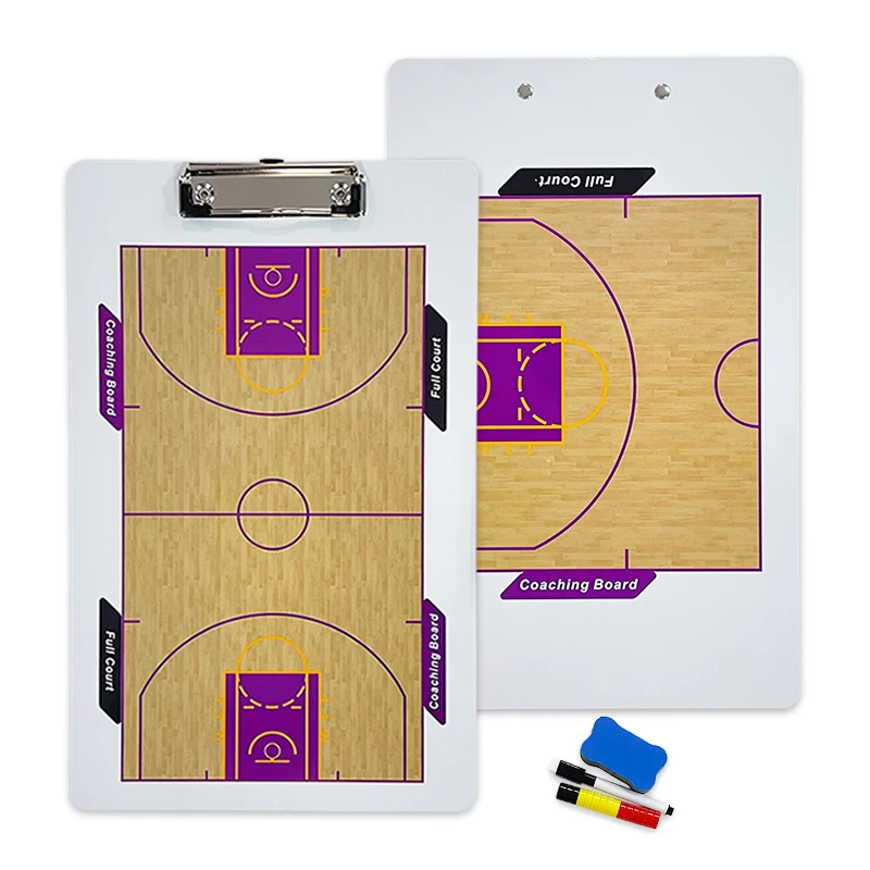 Basketball tactical board, double-sided magnetic attraction coach tactical explanation and teaching board