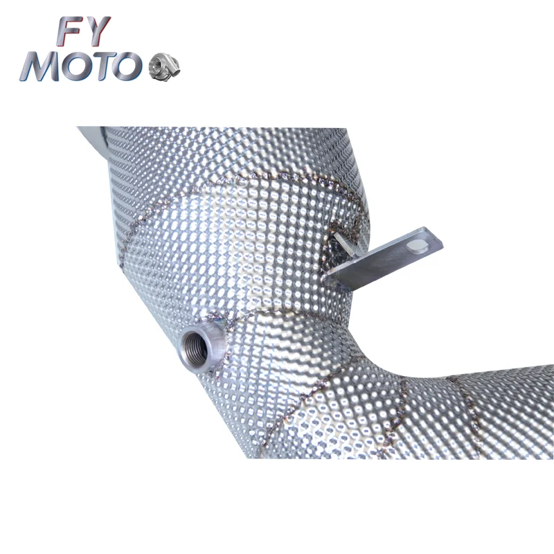 Para Porsche Panamera 971 3.0T 19+ Catted Downpipe com proteção térmica