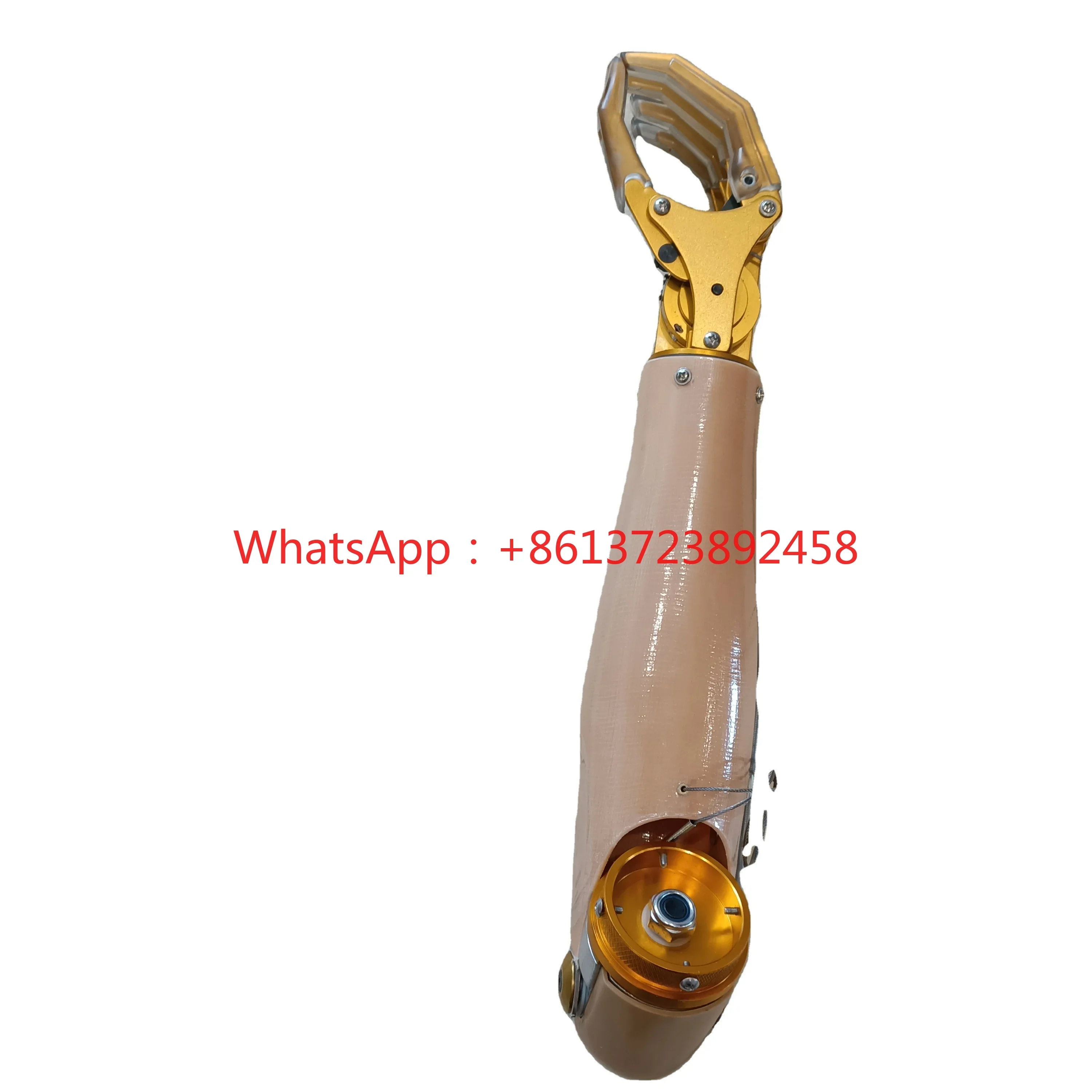 Upper artificial limbs arm, Prosthetics mechanical hand with cable control, myoelectric hand