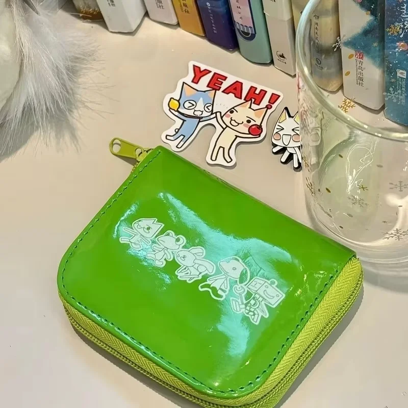 Cute Toro Cat Classic Coin Purse Inoue Toro Card Bag Short Wallet Storage Bag Anime Peripheral Id Set Storage Bag Student Wallet