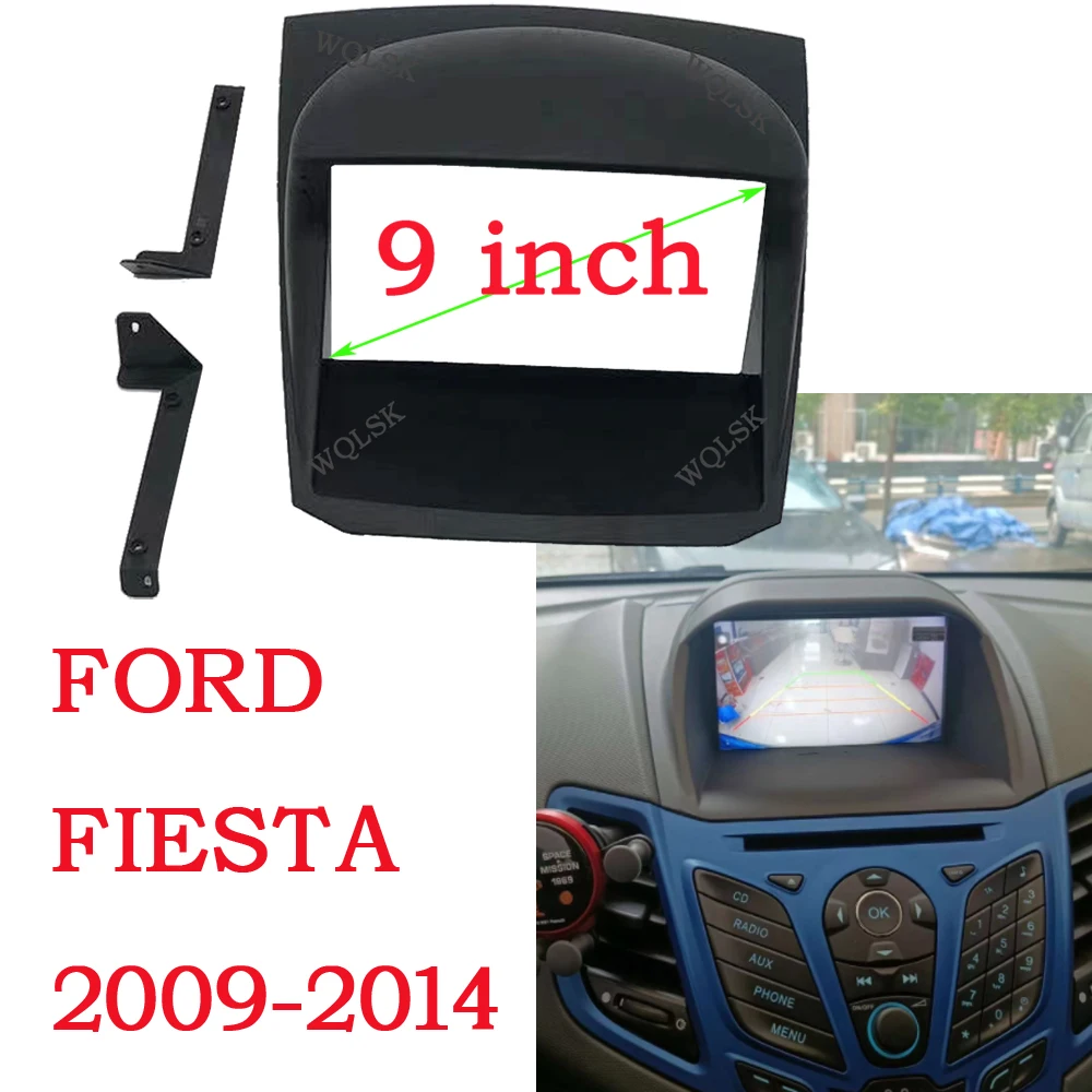 

Car Fascia Frame Canbus Box Adapter Decoder For Ford Ecosport Fiesta Android Big Screen Audio Dash Fitting Panel Kit