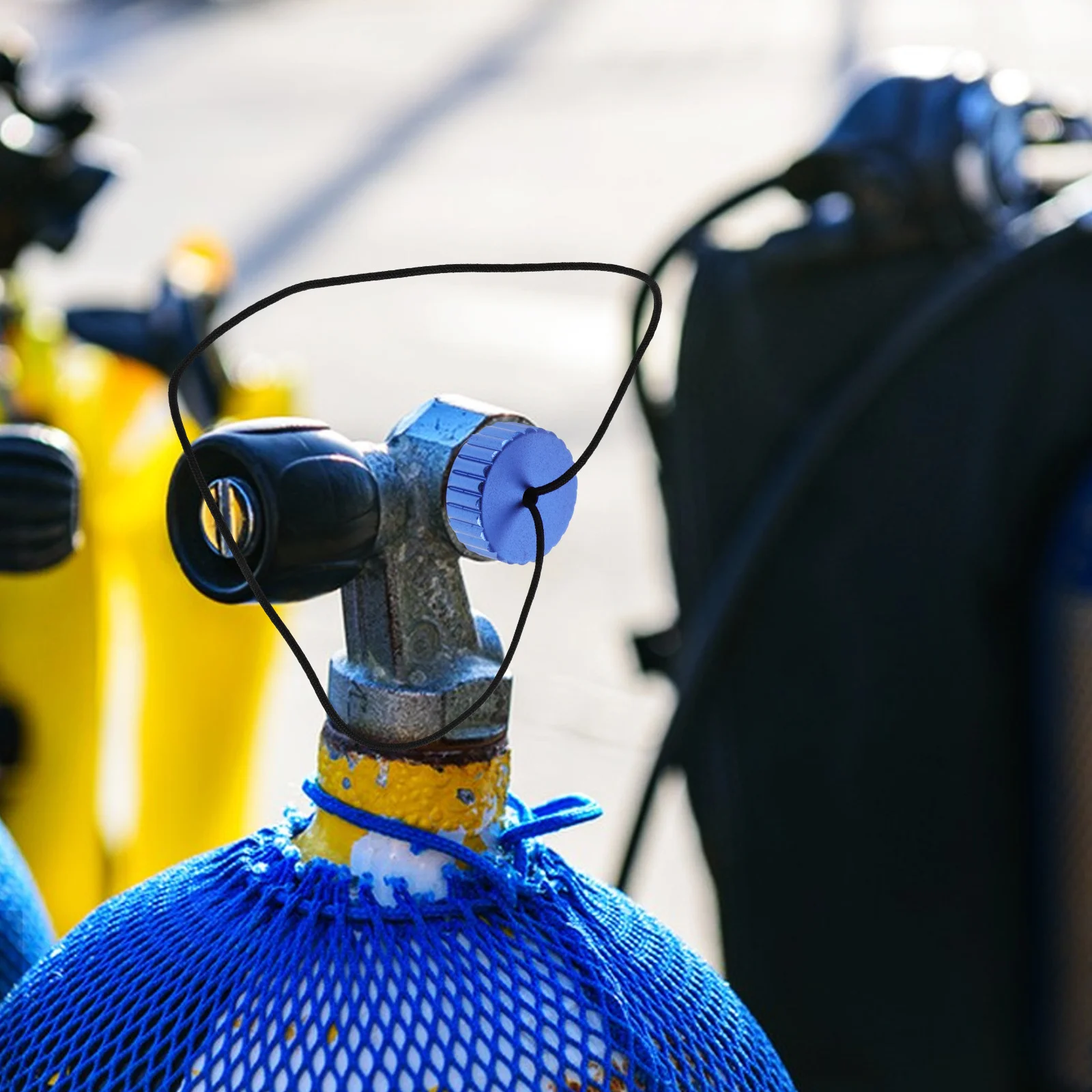 

Diving Tank Valve Protective Cap Threaded Plug Cover Air Gas Valve Dustproof Protective Scuba Diving Gear Plug Protector