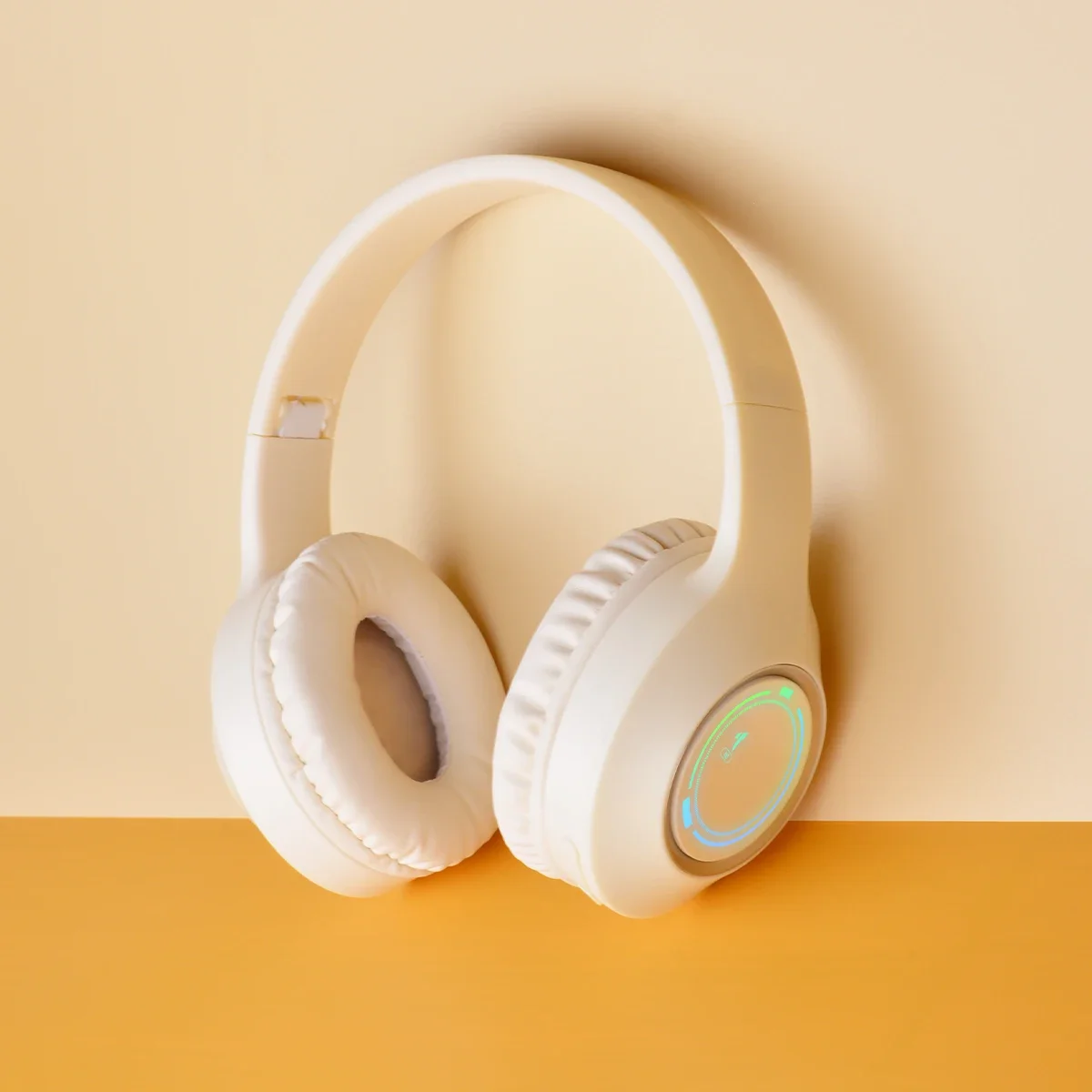 Auriculares Bluetooth M3, tarjeta LED, emisor de luz, plegables, inalámbricos, carga tipo C, multiescena para juegos, accesorio para dispositivos de oficina