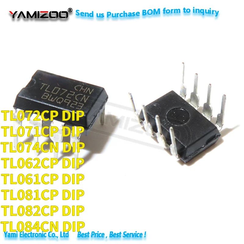 10pcs tl062cp tl064cp tl071cp tl072cp tl074cn tl081cp tl082cp tl084cn dip tltl071 tl072 tl074 tl082 tl084 tl082 tl061 tl064 – Detail 1