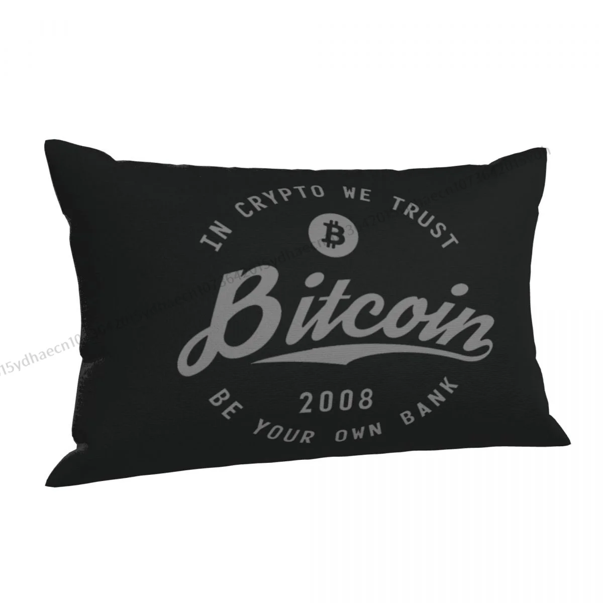 Cool Bitcoin Cojines Pillowcase Cryptocurrency Art Cushion Home Sofa Chair Print Decorative Coussin Pillow Covers