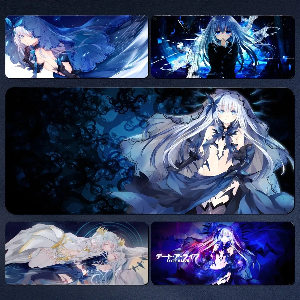 Коврик для мыши Tobiichi Date A Live, большой игровой коврик для мыши, утолщенный Настольный Коврик для компьютерной клавиатуры