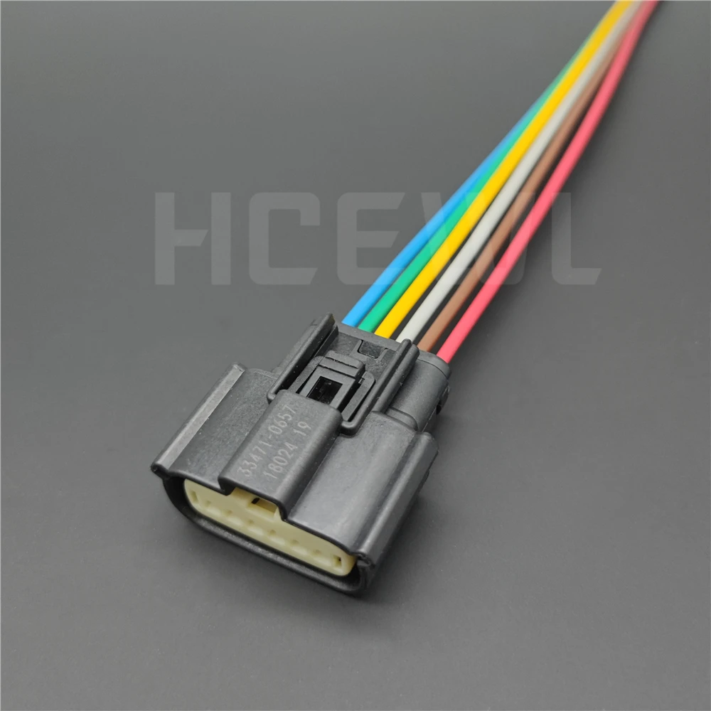 High quality original car accessories 33471-0601 6P car connector wire harness plug