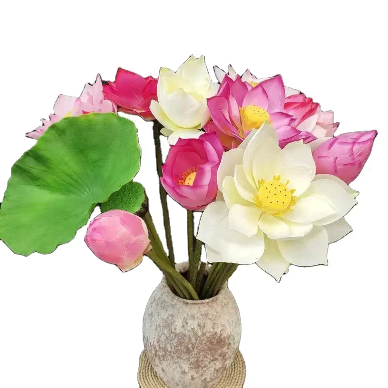 Cheap factory price,lotus leaf  hot selling artificial lotus flower, lotus, home decoration