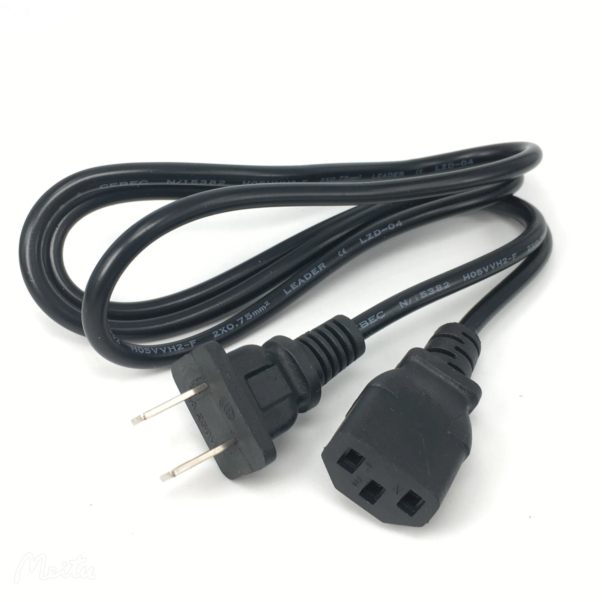 US JP Power Cable Japan American IEC C13 AC Power Supply Lead Cord