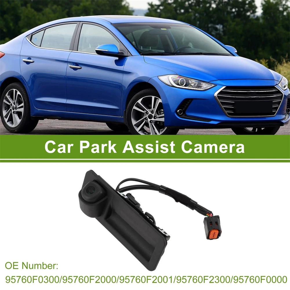 Rear View Backup Camera For Hyundai For Elantra 2017 2018 Trunk Reverse Camera 95760-F2001 Black Plastic Car Interior Accessorie