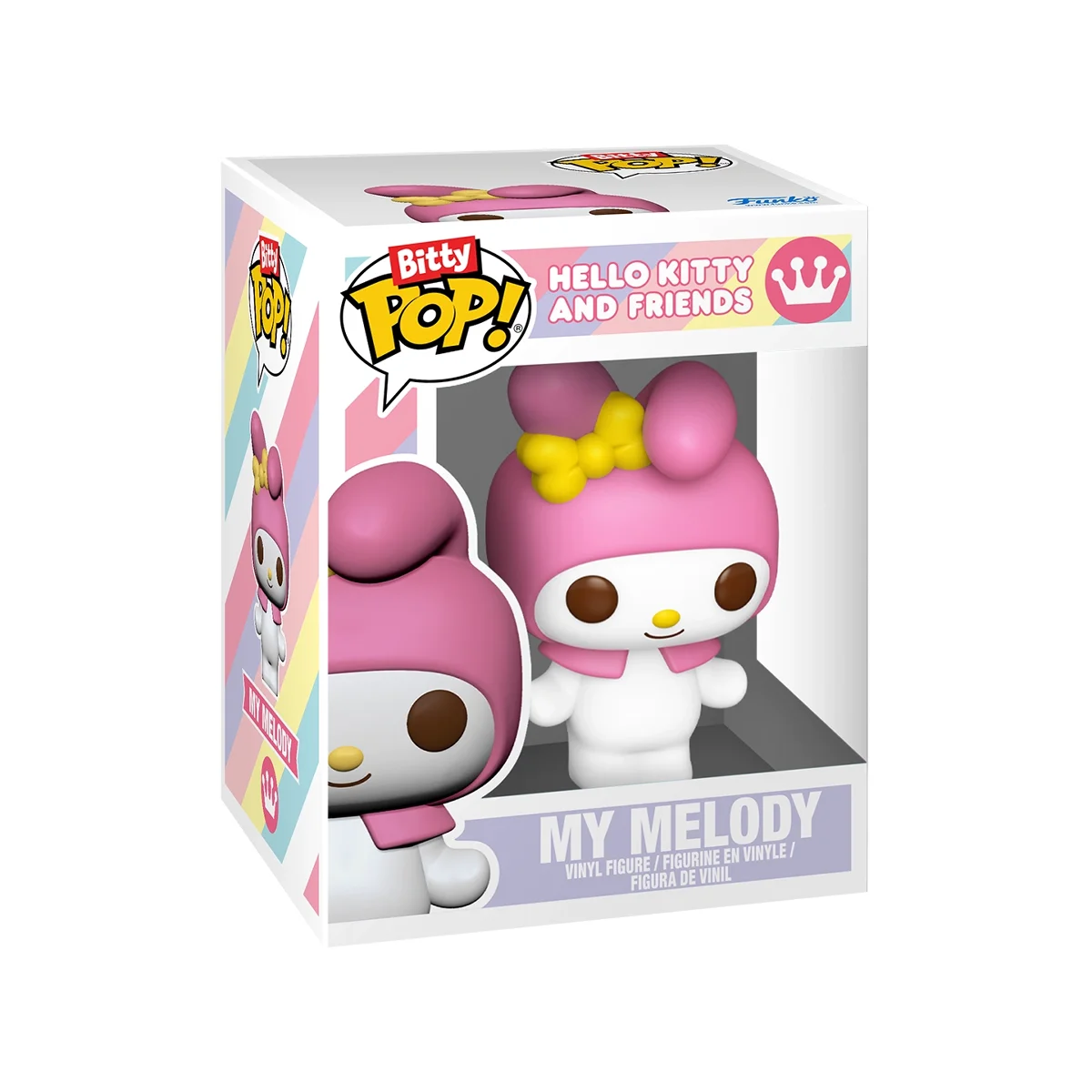 Sanrio Funko Pop Animation & Cartoons My Melody ＆ Kuromi 2 PC/PZ Peripheral Figurines Toys for Boys Gift Collectible Ornaments