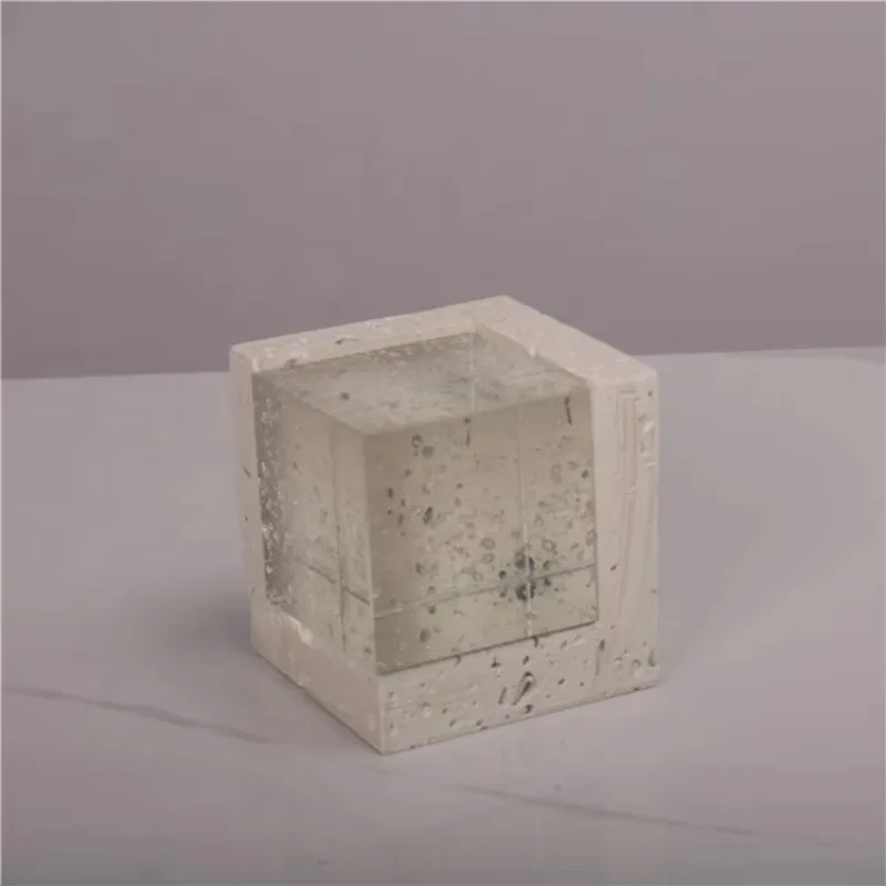 

High Quality Nordic Square Crystal Crafts Home Decor Accessories Home Decorations