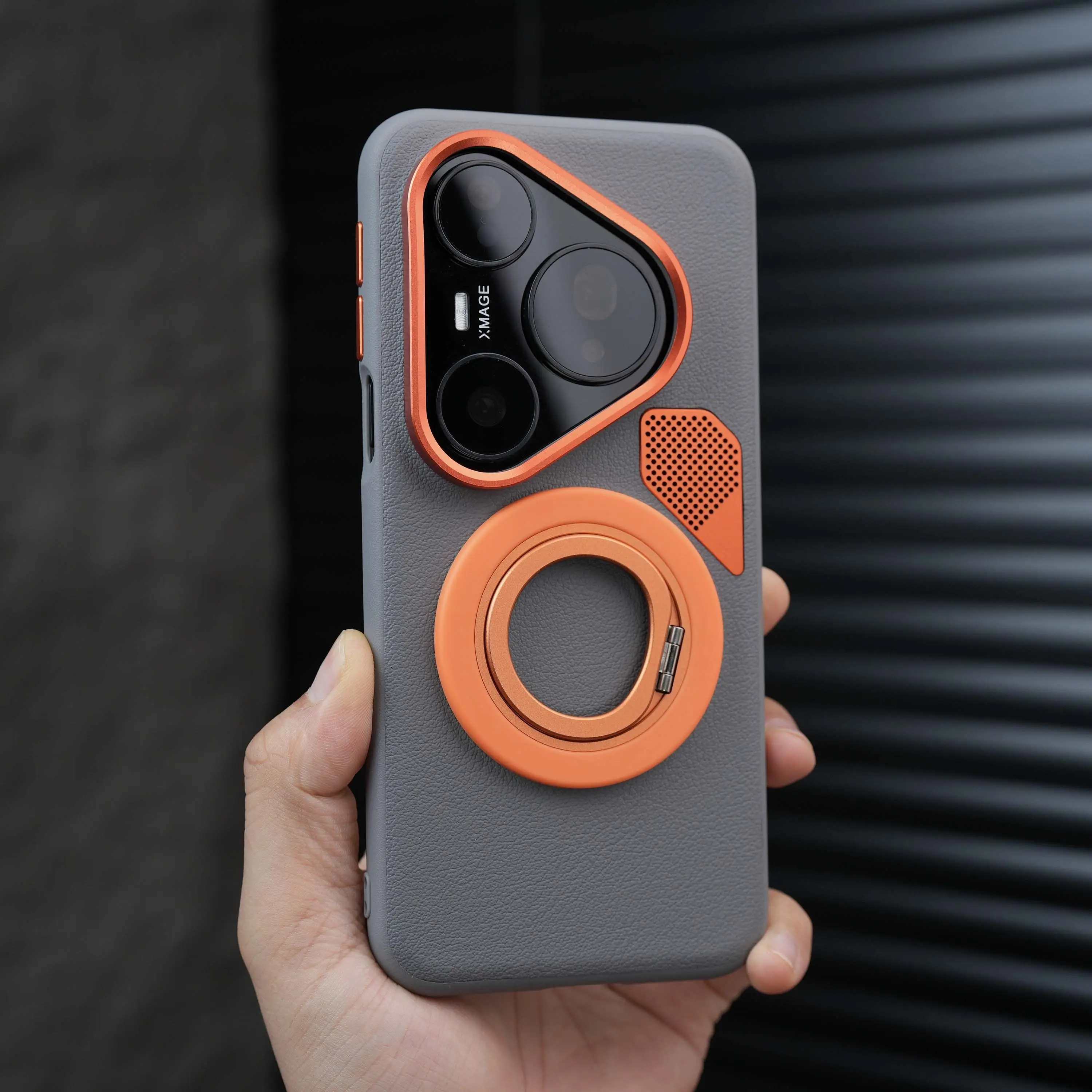 Etui na Huawei Pura 80 Ultra Pro Plus Luxury 360 °   Magnetyczny obrotowy uchwyt, odprowadzanie ciepła, pokrowiec ze skóry PU, odporny na wstrząsy futerał — zdjęcie produktu 2