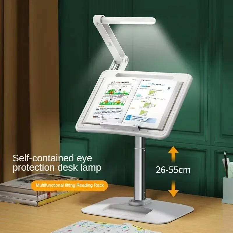 

Floor-mounted Reading Stand with Light Can Be Lifted Children’s Reading Stand Table Top Fixed Book Stand