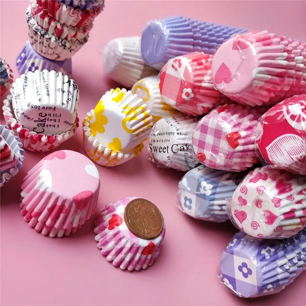 1000pcs Cupcake Liners Disposable Greaseproof Paper Muffin Baking Cups Non-stick Muffin Liners Cupcake Wrappers