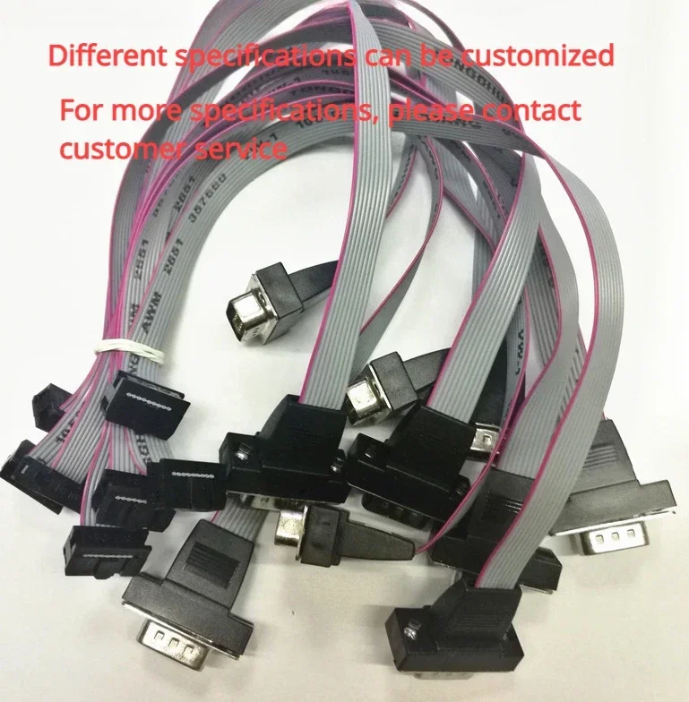

5pcs Serial port to ISP interface cable RS232 to JTAG interface COM port baffle cable motherboard DB9 to FC10P