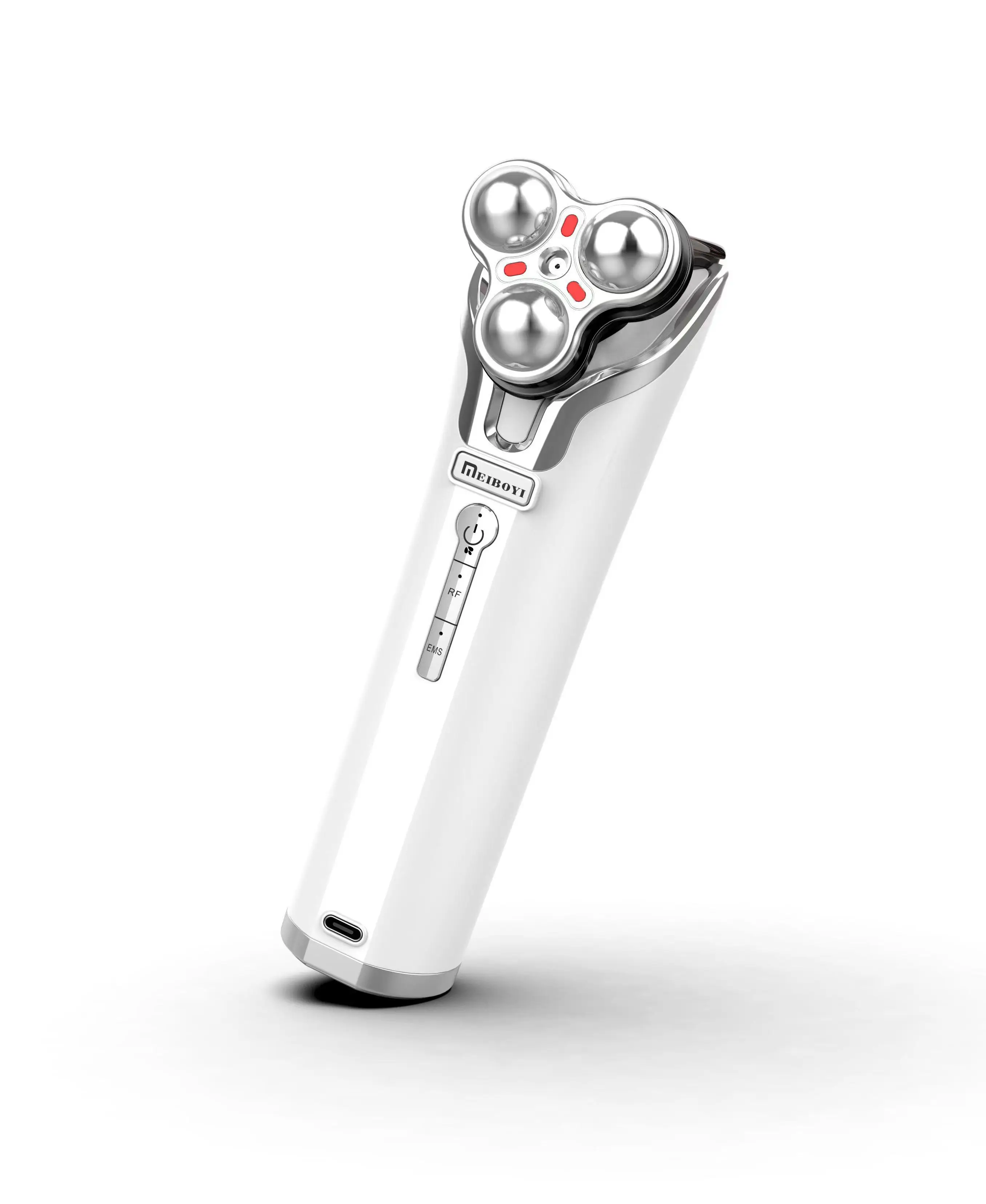 EMS Microcurrent Heating Oxygen Injection Nano Spray Moisturizing Anti-aging Beauty Jade Face Massager Machine Home Use