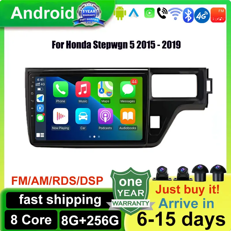 

Carplay Android 14 For Honda Stepwgn 5 2015 - 2019 Car Radio Multimedia Stereo Player WiFi GPS Navigation Video NO DVD