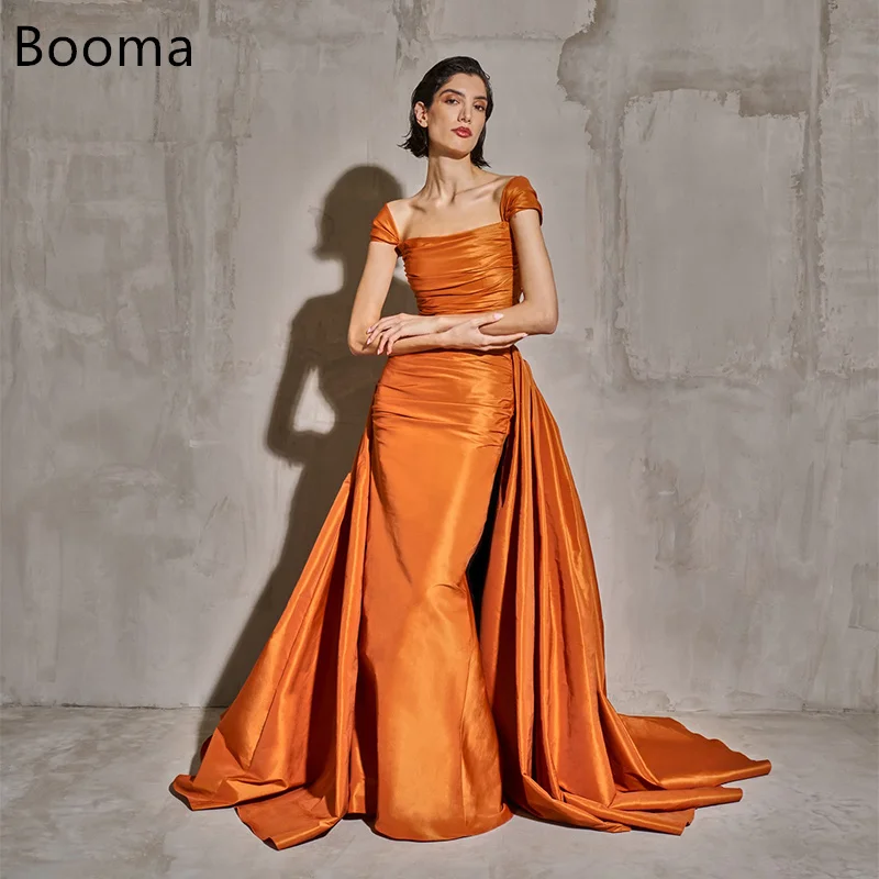 

Booma Elegant Mermaid Evening Dresses Spaghetti Strap Pleat Sleeveless Formal Party Gowns for Women Prom Gown Customize 2025