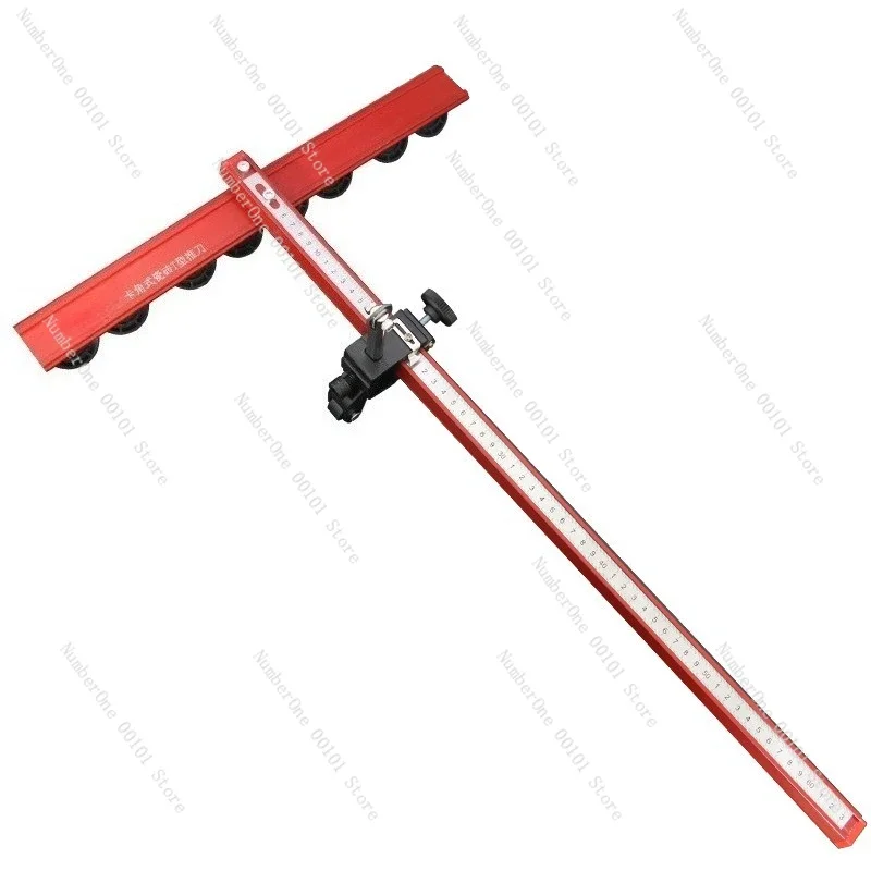 T-förmiger Fliesenschneider, Nylon-Riemenscheibenklinge, integriert, einfach zu bedienen, praktisch, verdickte Aluminiumlegierung