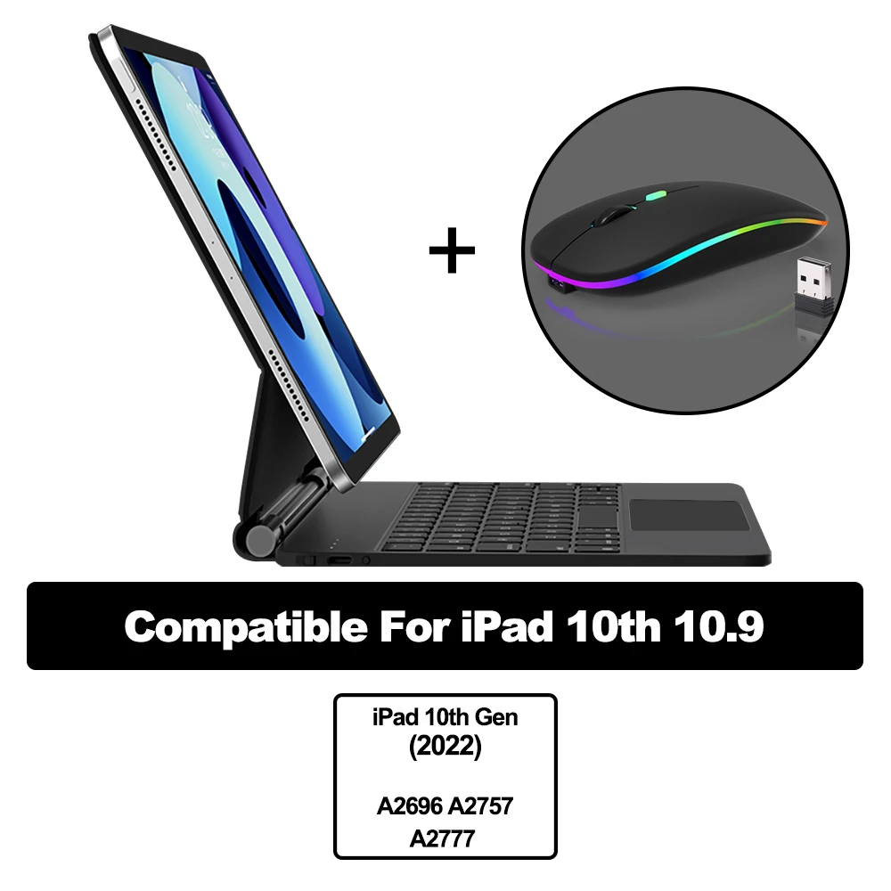 GOOJODOQ Magic Keyboard Case For iPad Pro 11 Pro 13 M4 Pro 12.9