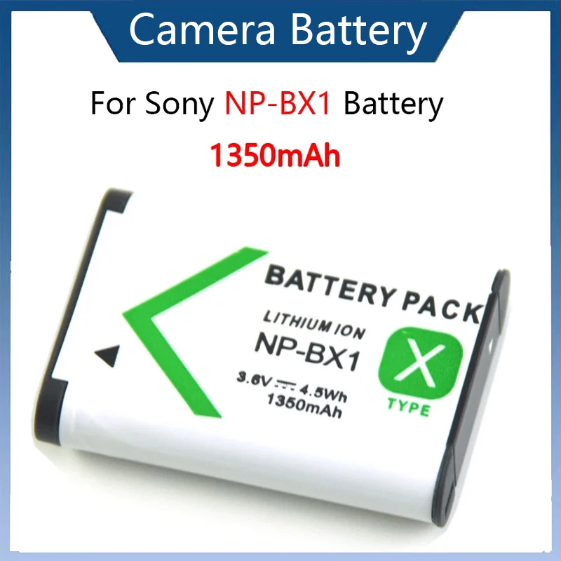 1350mAh 3.6V  NP-BX1 NP BX1 Battery for Sony DSC RX1 RX100 M3 M2 RX1R GWP88 PJ240E AS15 WX350 WX300 HX300 HX400