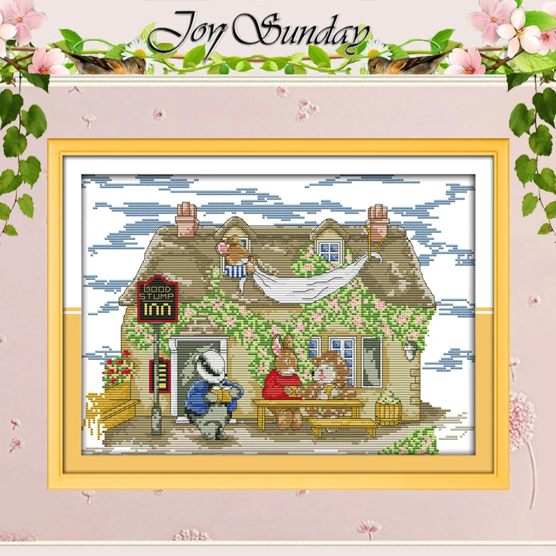 

Rest Cartoon Patterns Counted Cross Stitch Set DIY 11CT 14CT 16CT Stamped DMC Cross-stitch Kit Embroidery Needlework Home Decor