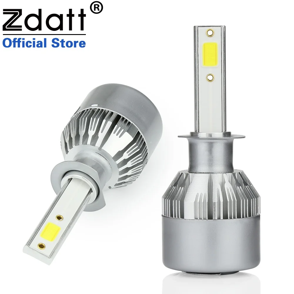 

Zdatt 80W Canbus H4 H7 Led H1 H8 H9 H11 9005 9006 HB4 HB3 Auto Led Headlight Car Accessories Fog Lamp 6000K 12V