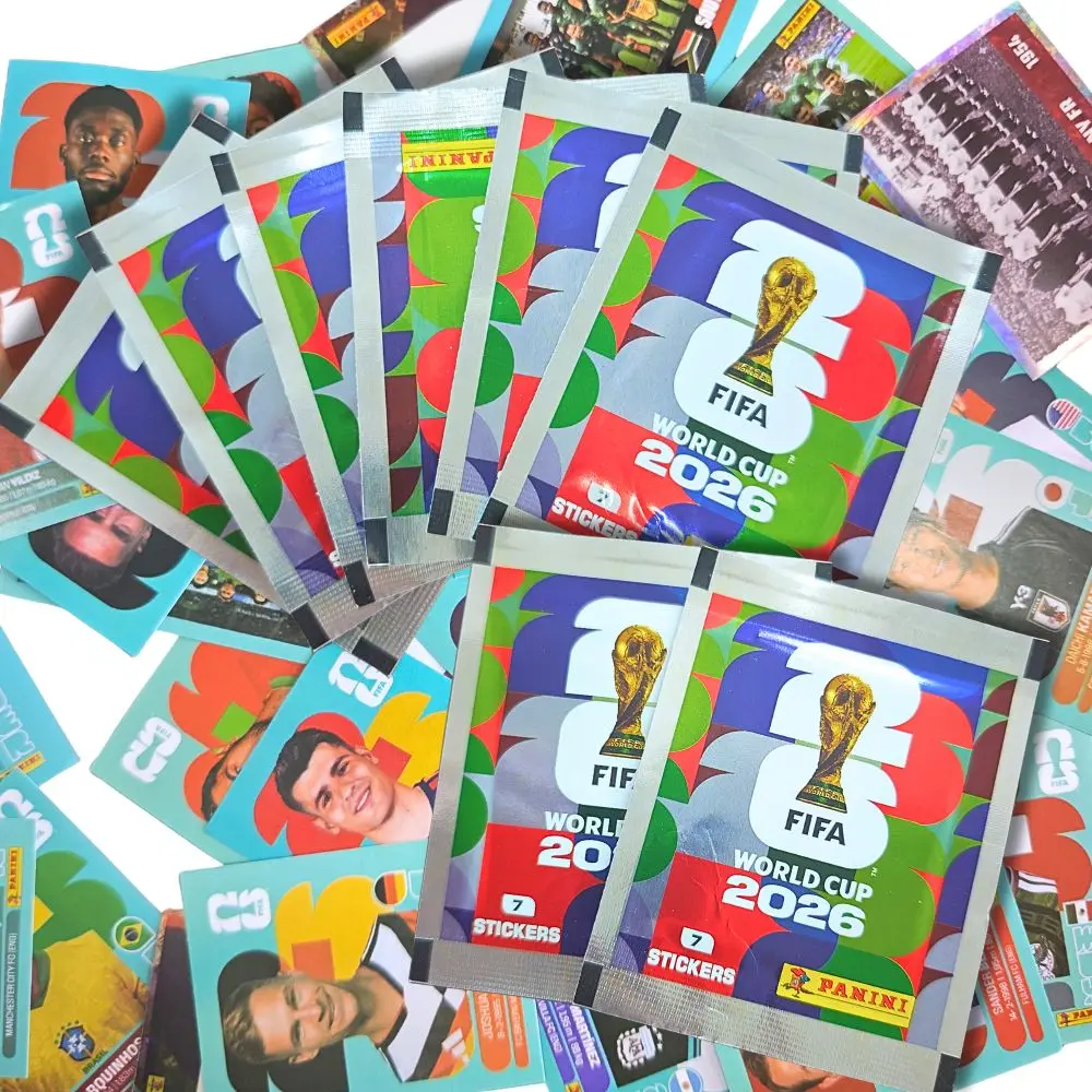 2026 World Cup Panini Official Stickers Pack Genuine，FIFA Trophy Keychain  Football Collectible Memorabilia for Fans view 3