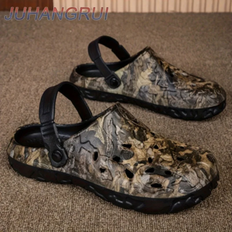 2026 Summer Men's Sandals New Home Garden Shoes Comfortable and Lightweight Men Slippers Non-Slip Soft Bottom Flip Flop Sandals