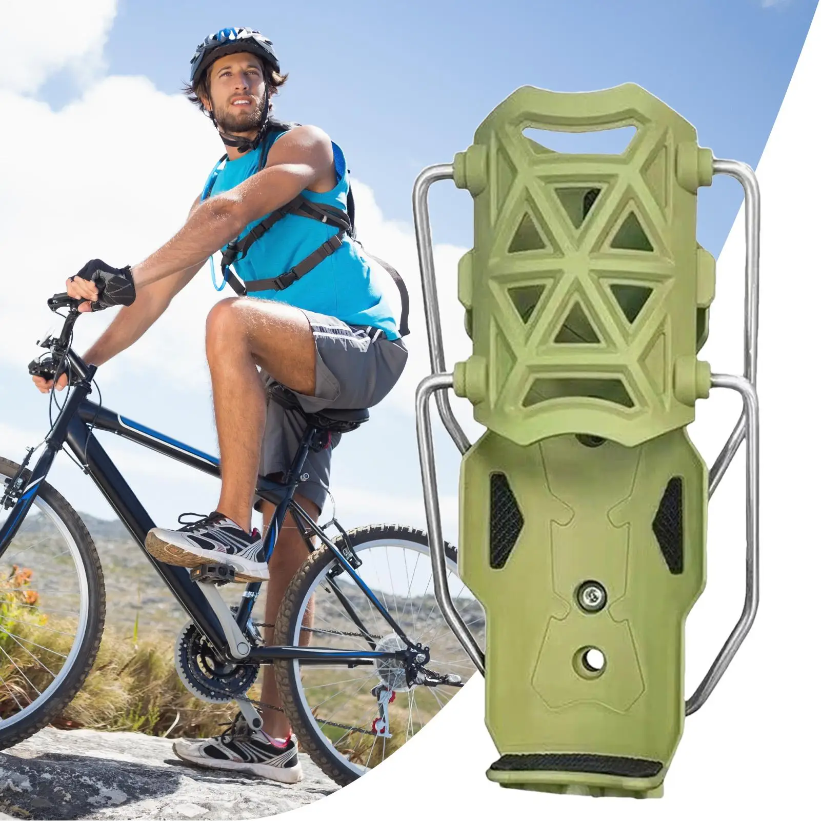 

Держатель для бутылки с водой для велосипеда, регулируемый держатель для бутылки с водой для мотоцикла, спортивные принадлежности для скутера, путешествий, горных гонок на открытом воздухе