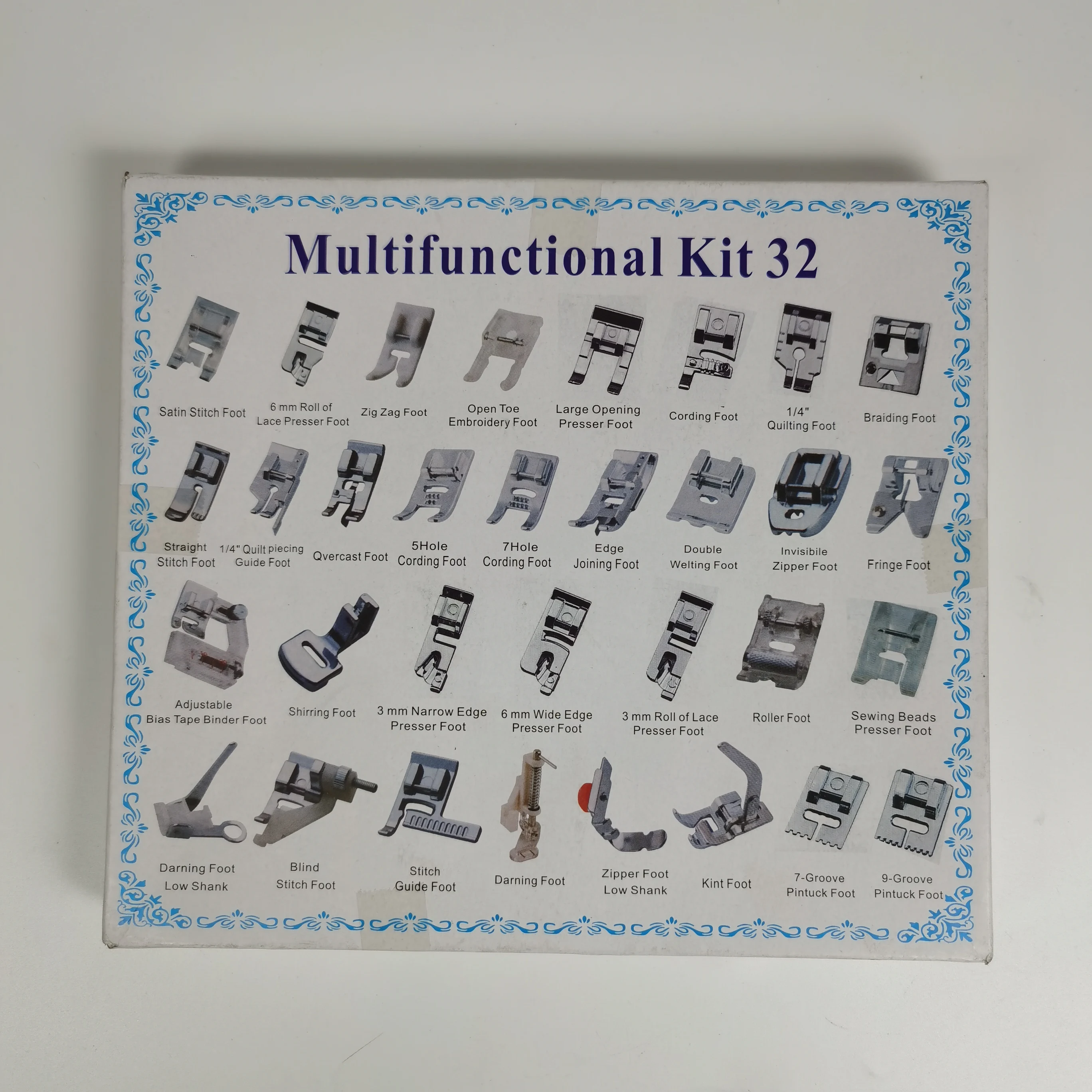 16 32 42pcs Tool Sets Domestic Sewing Machine Braiding Blind Stitch Darning Presser Foot Feet Kit Set For Janome Brother Singer