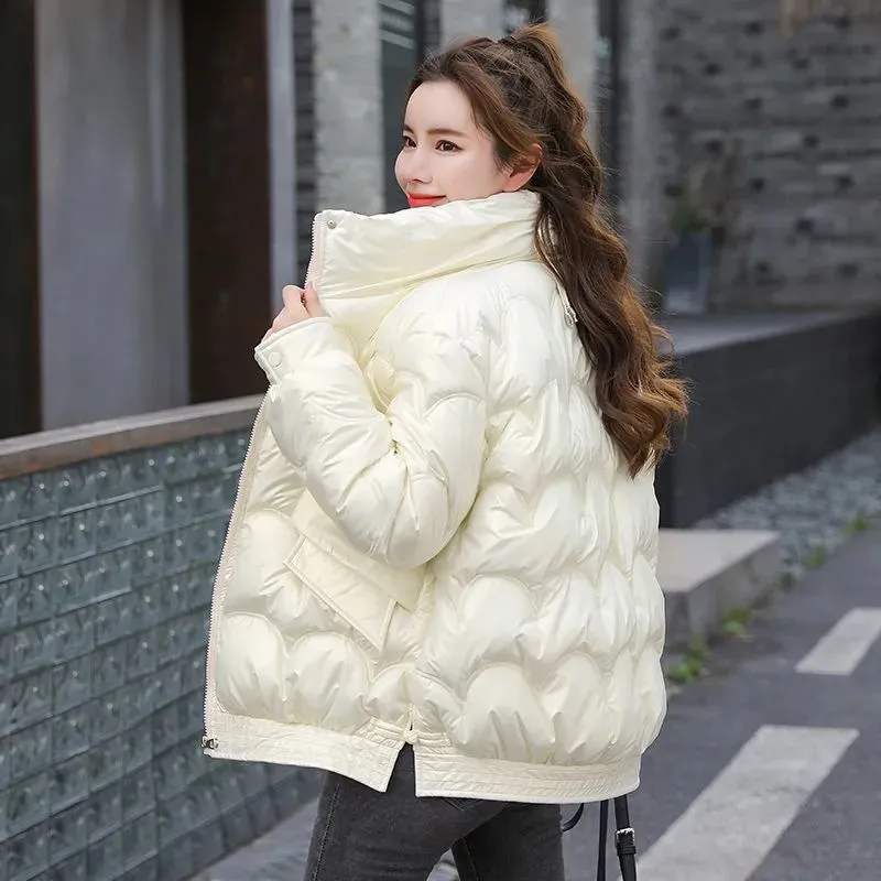Loose Solid Thick Coats Hooded Jackets Female Outwear 2024 New Winter Jacket Women's Parkas High Quality Casual Cotton Clothes