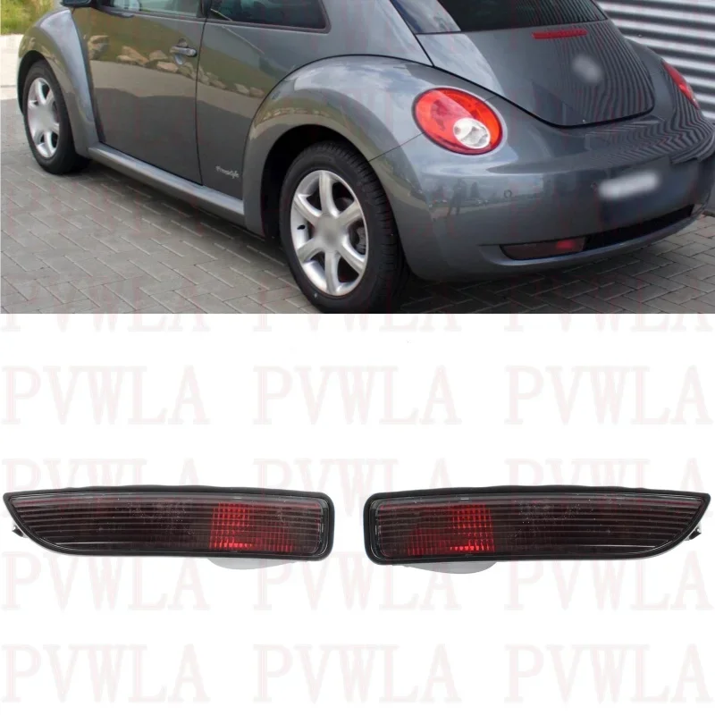 Rear Bumper Light Reflector Without Bulbs 1C0945701D 1C0945702D For VW Beetle 2006 2007 2008 2009