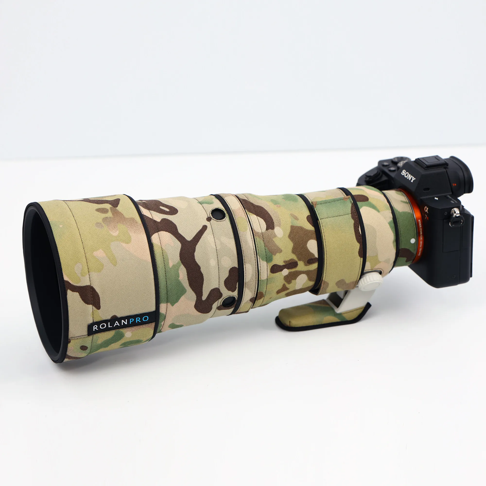 ROLANPRO Wasserdichter Objektivschutz für Sony FE 600mm F6.3 GM OSS Camo Regenschutz Schutzhülle SEL600F63GM Etui 600F6.3GM Stoff – Detail 30