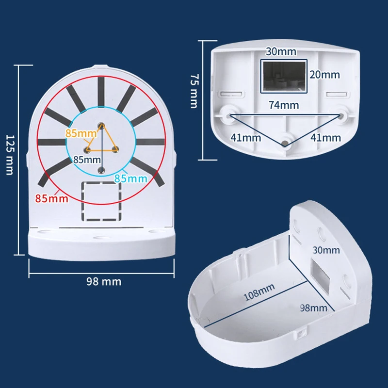 1 Set Universal Indoor Outdoor Rustproof L Type Bracket Wall Mounted For C6H C6TC CCTV Dome Camera Right Angle With Screws