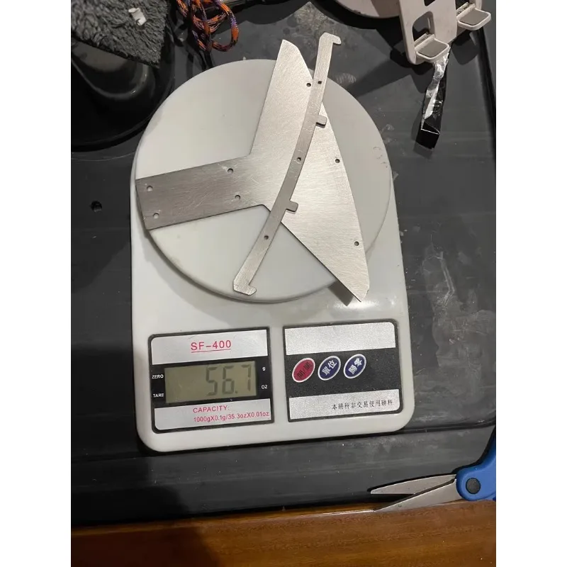 1/8 KM RAM 1500 RC Crawler Metal Front Skid Plate TC4 Titanium Chassis Armor Lightweight Underbody Protection Upgrade Kit