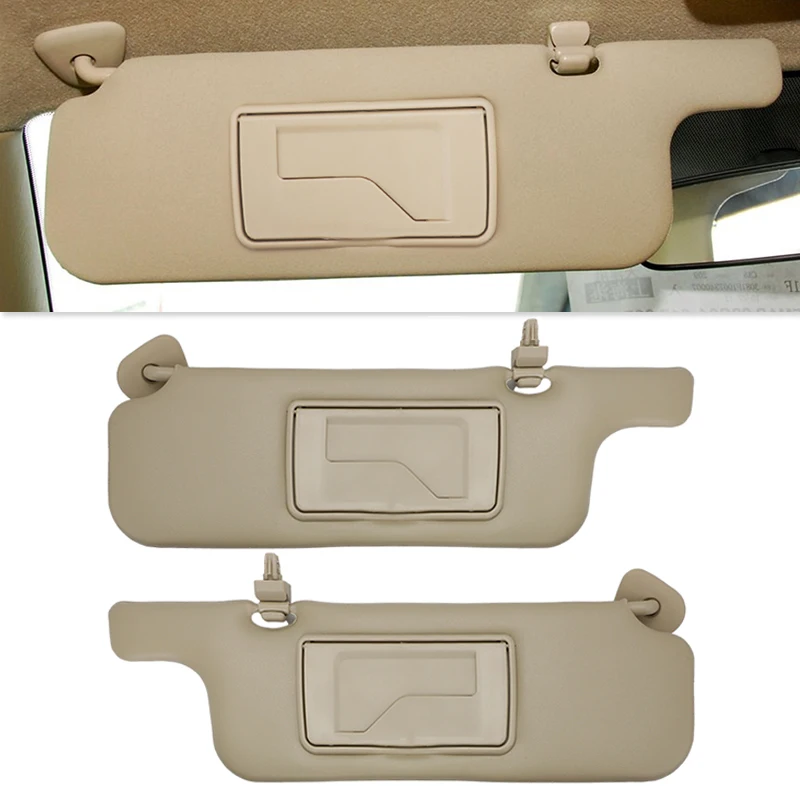 

2PCS Car Sun Visor For Toyota Corolla 2001-2004 2005 2006 2007 Makeup Mirror Sun Shielding Board Inner Front Windscreen Sunvisor