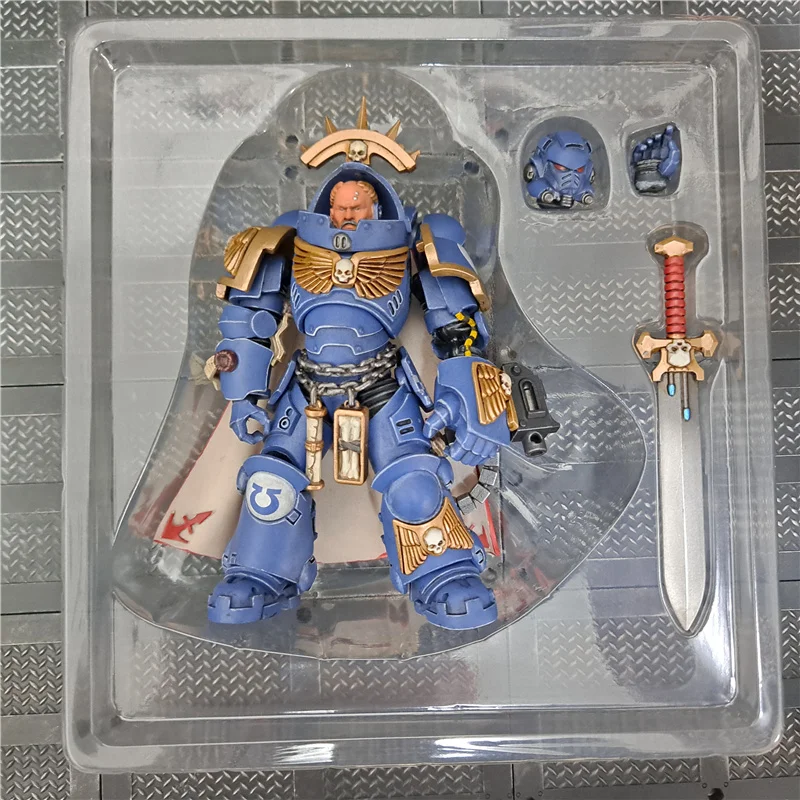 1/18th Ultramarine Warrior Heavy Armor Captain Vortianss Moveable Full Set Action Figures 3.75inch For Fans Collection