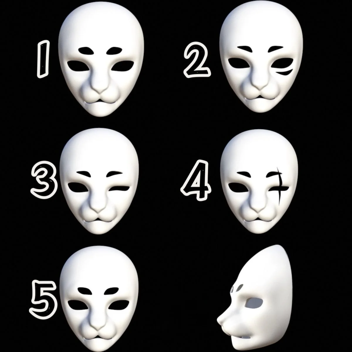 Fursuit Base Mask Kigurumi Beast Furry Skull DIY Head Shell Accessories Cosplay Prop