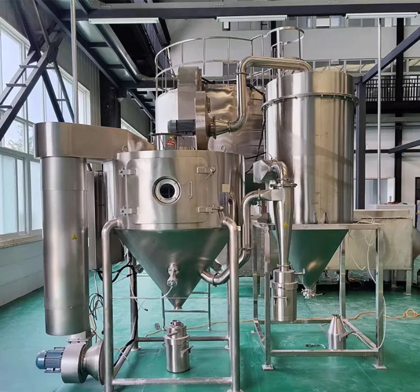 Máquina de Secado por Aspersión de Acero Inoxidable para Caldo de Pollo en Polvo y Jugos, Equipo de Procesamiento de Alimentos con Componentes Centrales de Engranajes OME