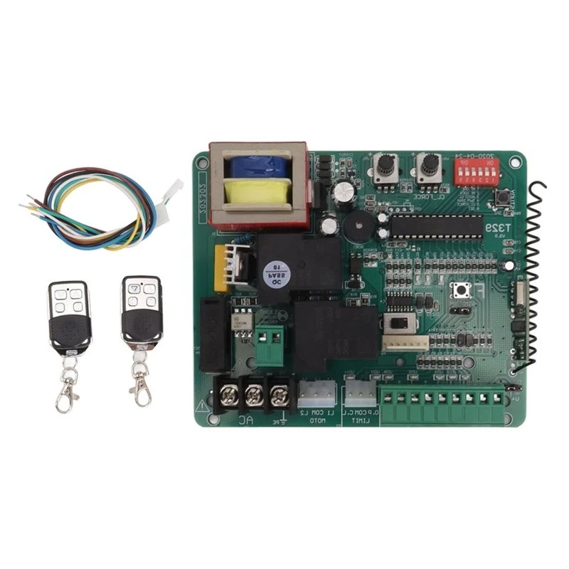 cost-effective-led-electric-door-motor-control-board-for-sliding-gates-circuit-board-with-remote-control-functionality