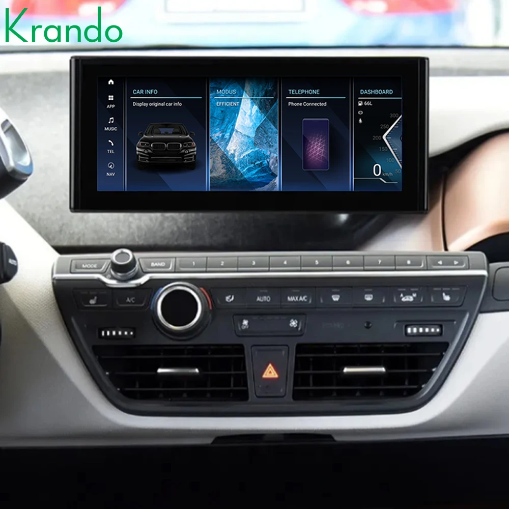 

Krando 12.3" Android 13.0 Touch Screen for BMW I3 I01 2013-2020 Car Navigation GPS Wireless CarPlay Autoradio Stereo Head Unit