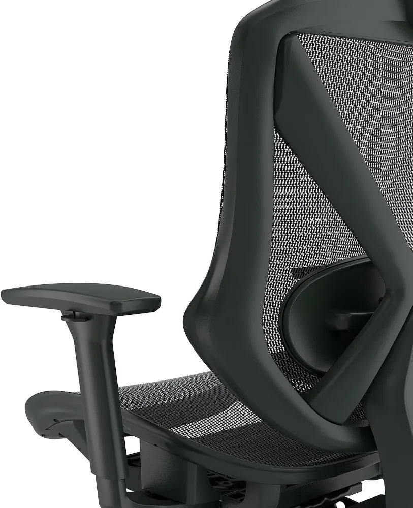 Silla de trabajo giratoria de malla ergonómica, silla ergonómica transpirable de malla, cómoda silla de oficina de material transpirable