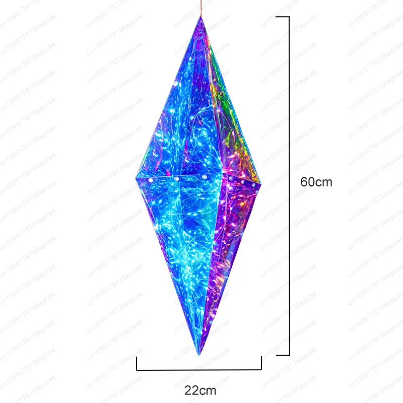 Алмазный кулон с квадратным верхом, свадебное украшение для отеля, красивая атмосфера торгового центра для создания украшения культурного туризма Алмазный кулон с квадратным верхом, свадебное украшение для отеля, красивая атмосфера торгового центра для создания украшения культурного туризма