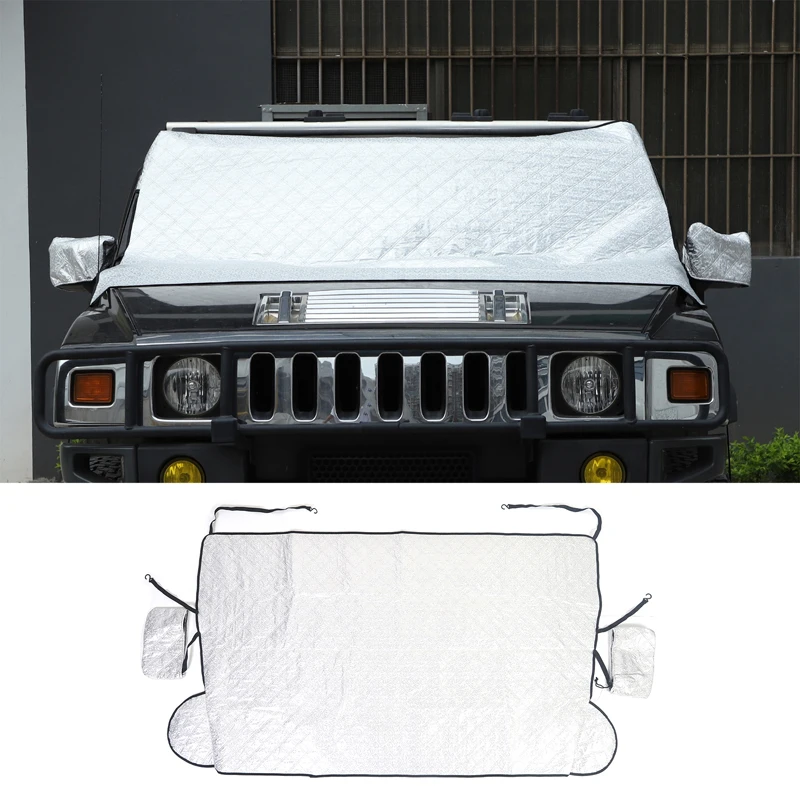 

Для Hummer H2 2003-09 лобовое стекло автомобиля, снежный щит для зимы, чехол для автомобиля, переднее окно, защита от льда, мороза, уличная защита, снежный чехол