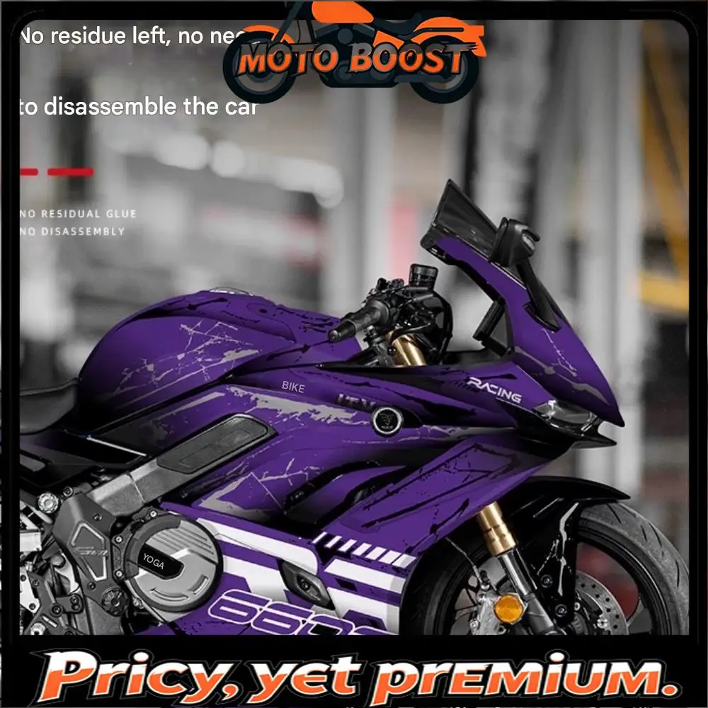 Full car decals, floral stickers, personalized body decorations, and accessories suitable for the 2024 VOGE RR660S
