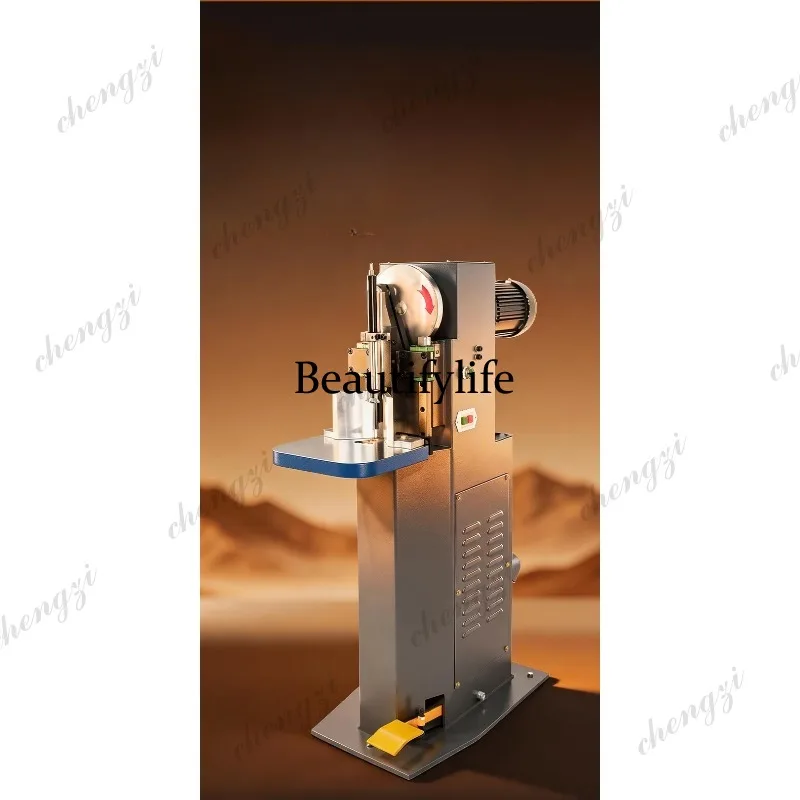 Electric vertical chamfering pneumatic angle cutting machine business card paper hanging tag PVC automatic angle cutting machine