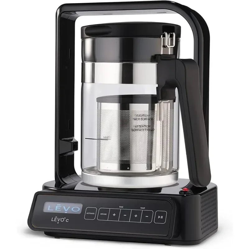 LEVO C - Máquina de infusión de aceite de hierbas por lotes grandes - Extractor botánico - Descarboxilador de hierbas y infusor de aceite - Regaliz Negro